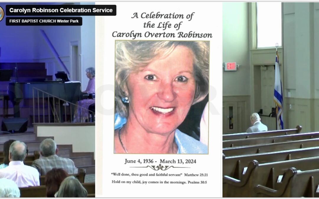 Carolyn Robinson Celebration Service